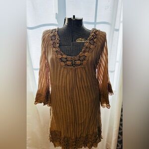 Boho Style 100% cotton BoHo/Hippy Style Tunic Dress